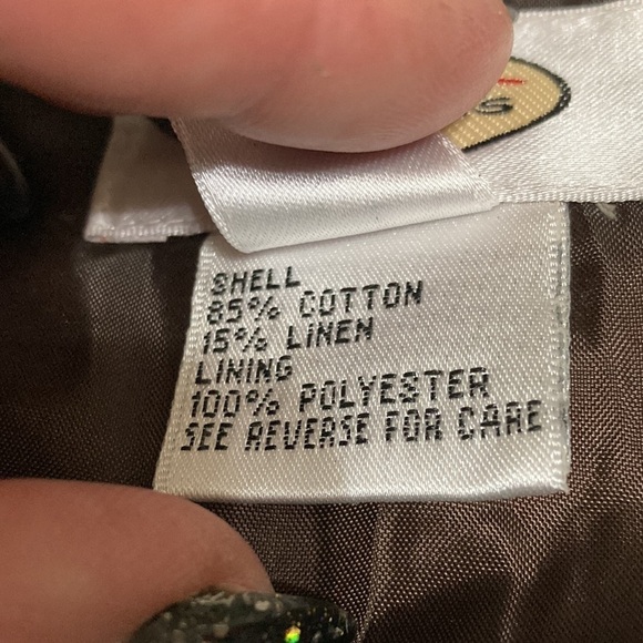 Talbots cotton linen blend blazer size 10 - Picture 3 of 11